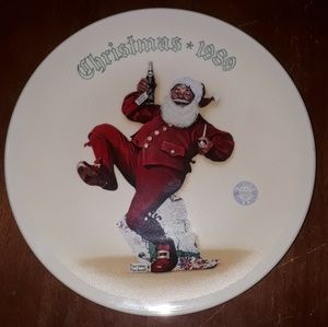 Norman Rockwell Christmas plate